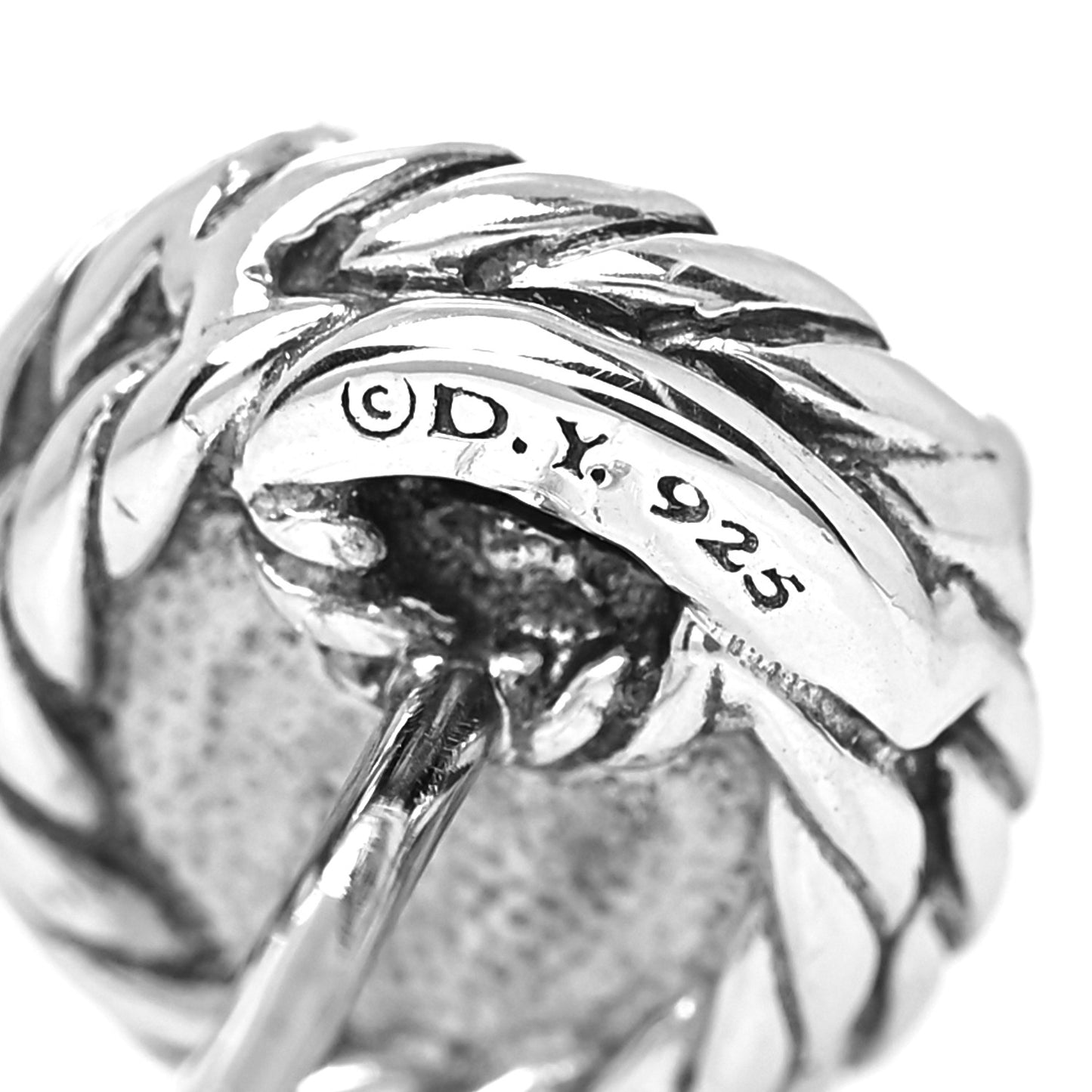 Sterling Silver Citrine 8mm Chatelaine Earrings