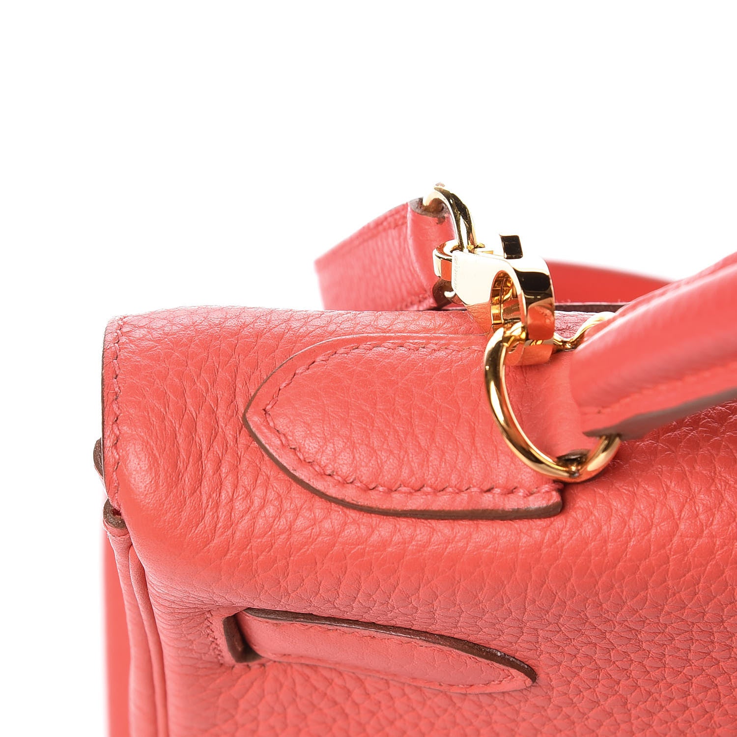 Hermes Taurillon Clemence Kelly Retourne 32 Rose Jaipur 32 of 36