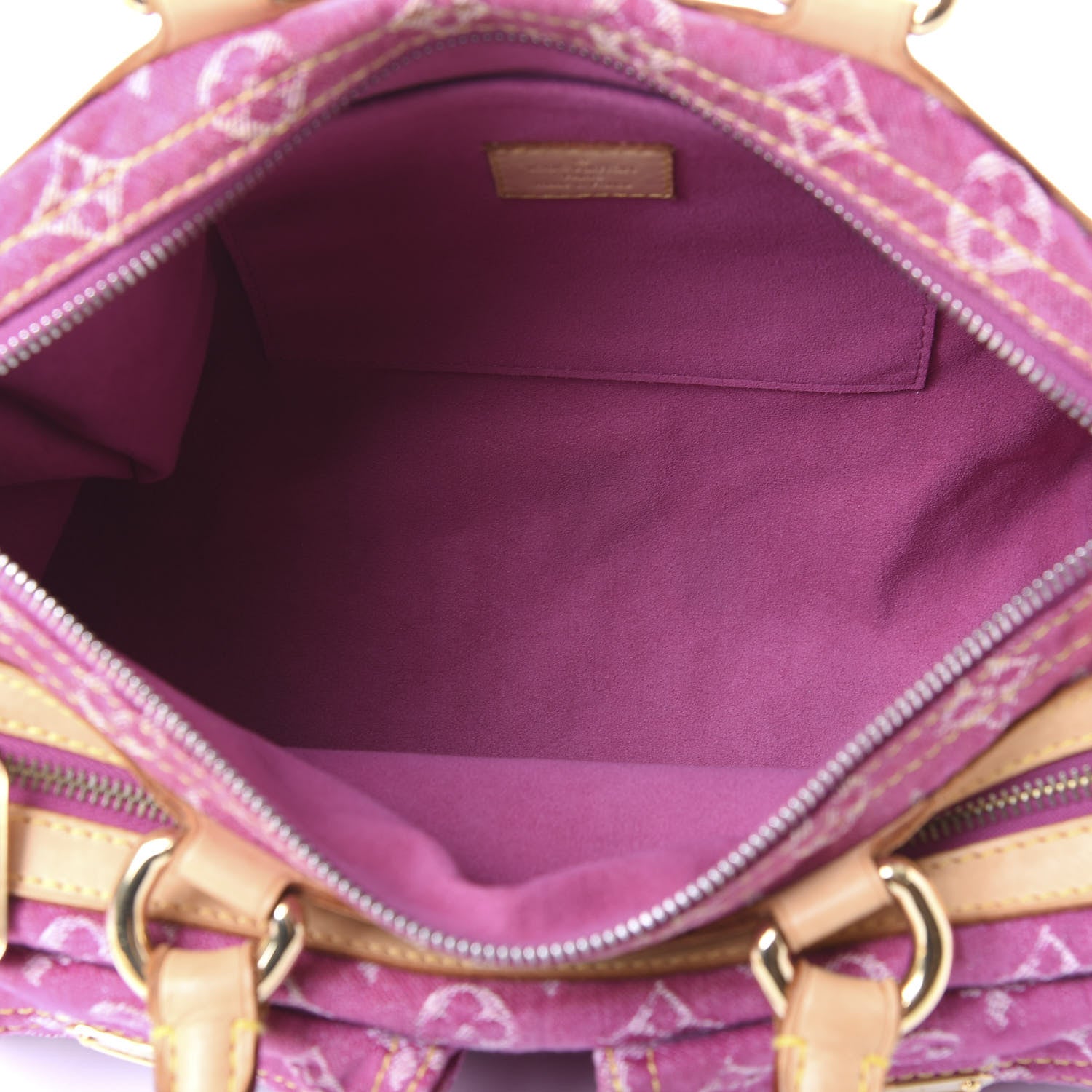 Louis Vuitton Monogram Denim Neo Speedy Fuchsia 4 of 10