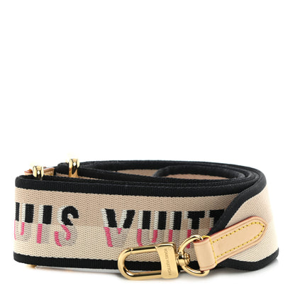 Louis Vuitton Jacquard Speedy Bandouliere 20 Shoulder Strap Black 1 of 3