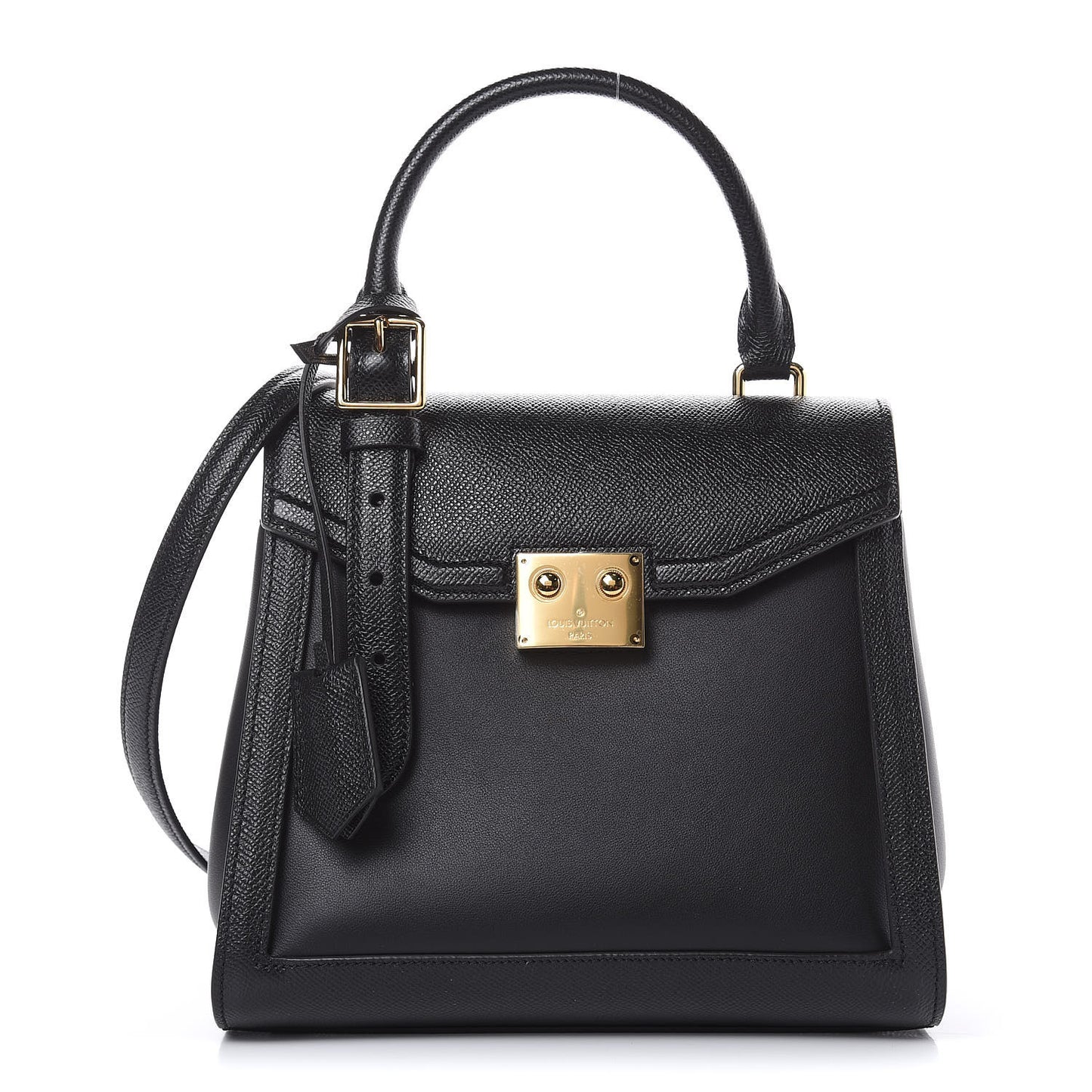 Grained Smooth Calfskin The LV Arch Black