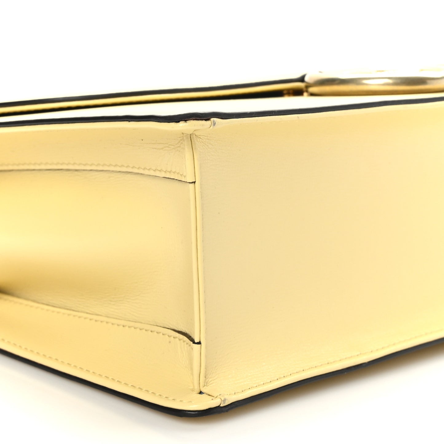 Textured Calfskin Medium Torchon GG Ring Shoulder Bag Butter