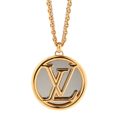 Louis Vuitton Louise Long Necklace Gold 4 of 9