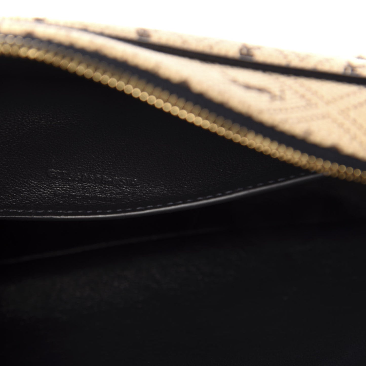 Canvas Monogram All Over Camera Bag Beige