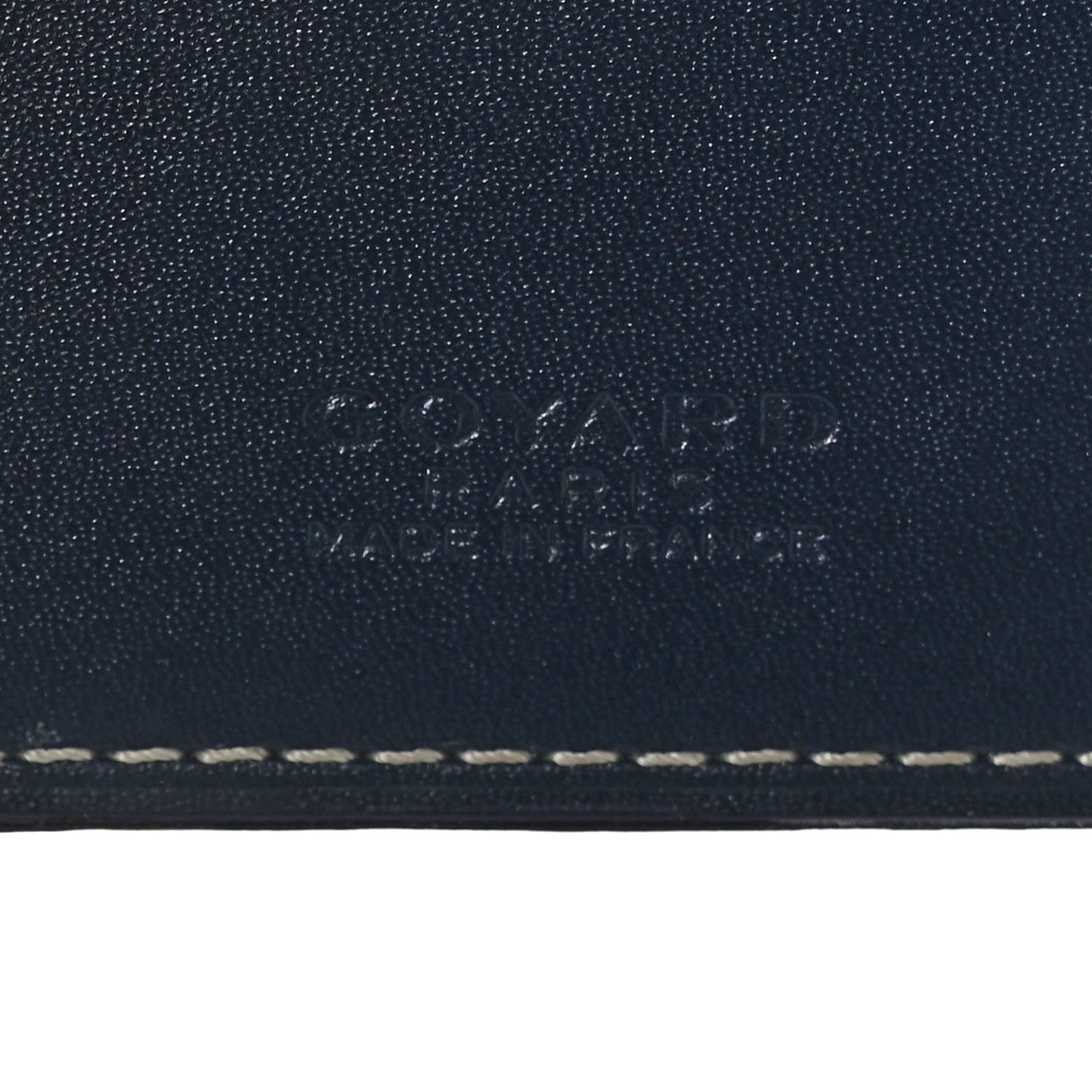 Goyardine Bi-Fold Victoire PM Wallet Navy