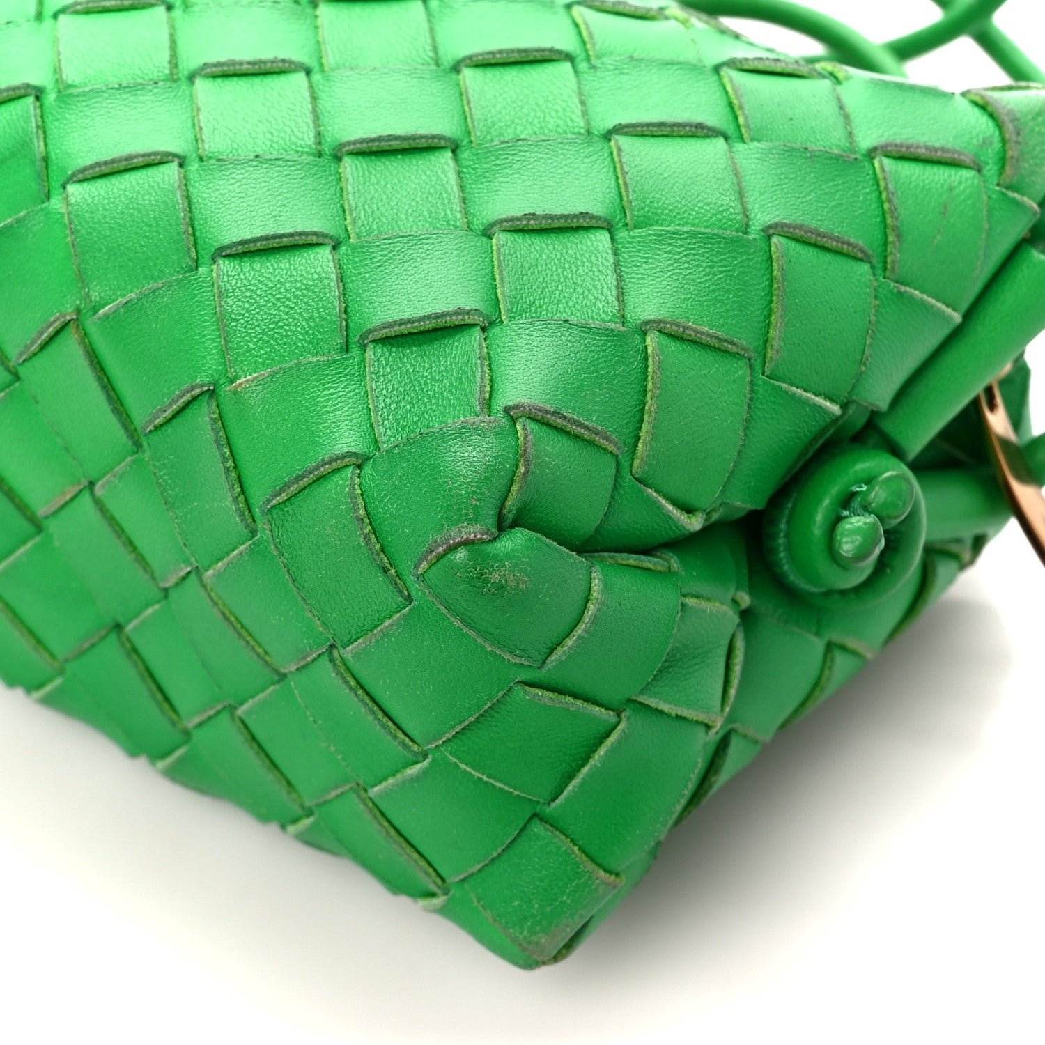 Bottega Veneta Nappa Intrecciato Mini Loop Camera Bag Parakeet 9 of 10