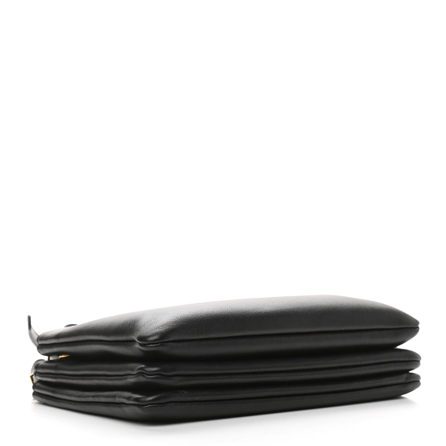 Lambskin Small Trio Crossbody Bag Black