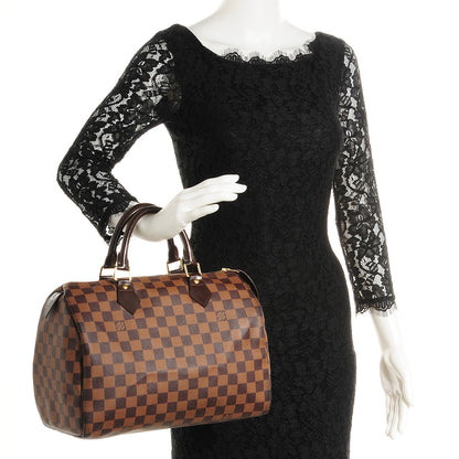 Louis Vuitton Damier Ebene Speedy 30 2 of 7