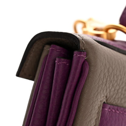 Hermes Togo Horseshoe Kelly Retourne 28 Gris Asphalte Anemone 15 of 15