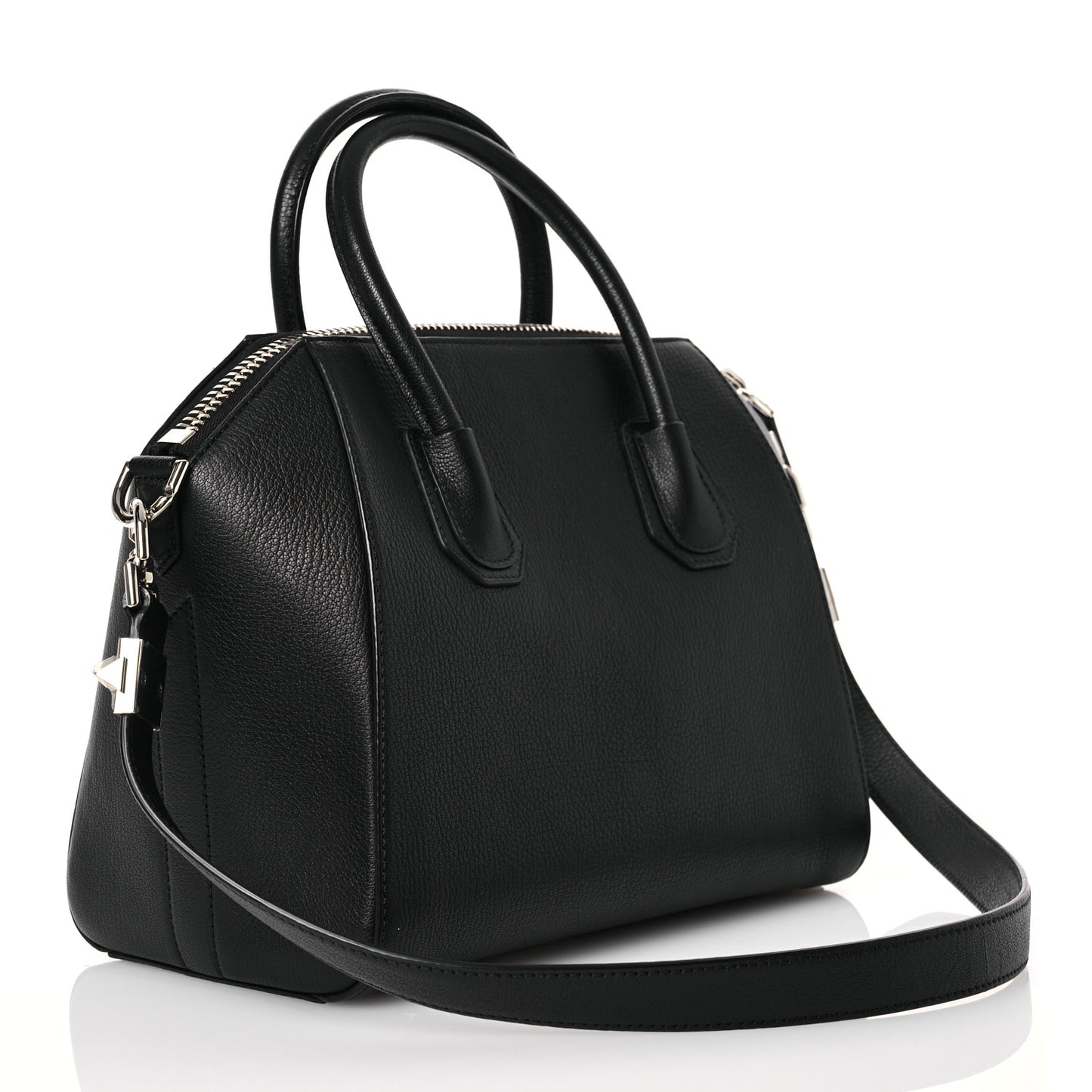 Sugar Goatskin Medium Antigona Black