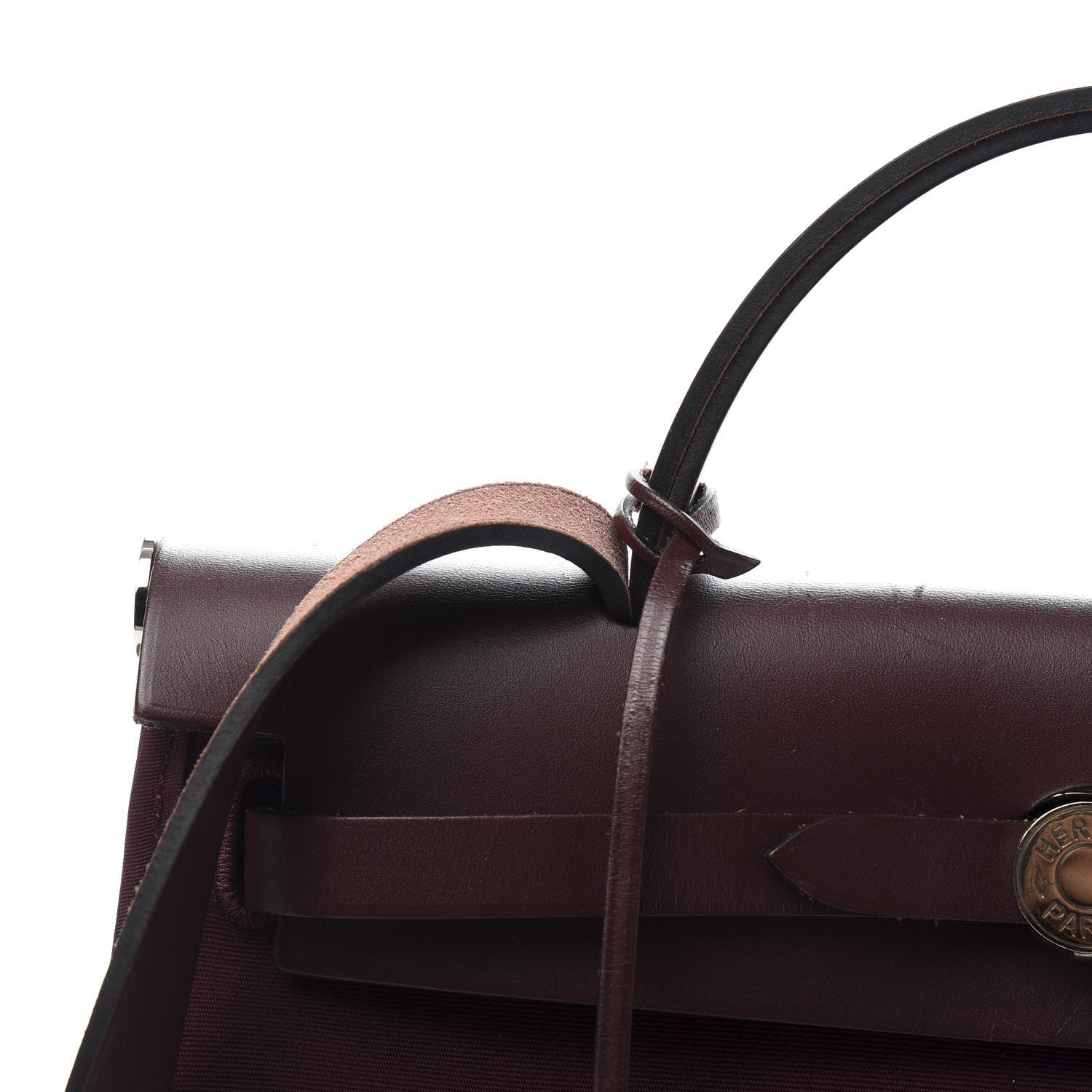 Hermes Vache Hunter Toile Officier Herbag Zip 31 PM Prune 14 of 16