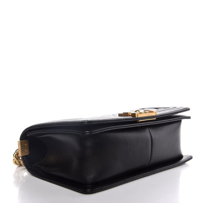 Chanel Lambskin Quilted Medium Boy Flap Black 4 of 7
