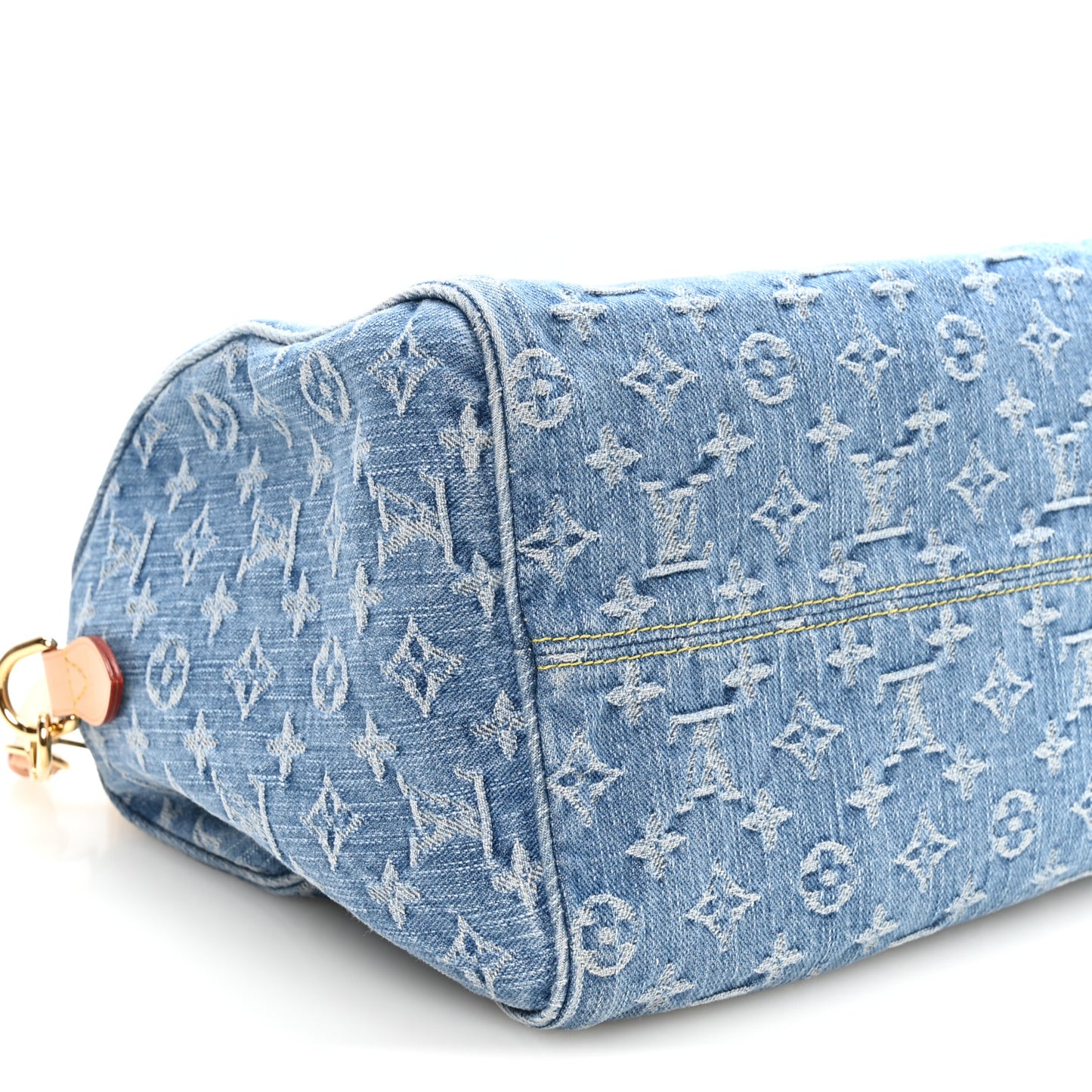 Monogram Denim Speedy Soft 30 Blue