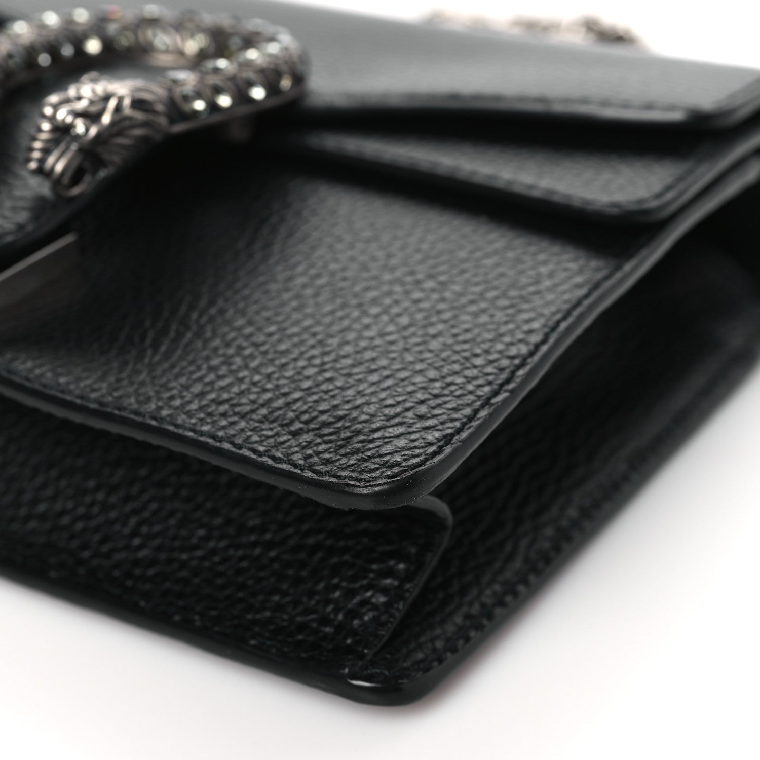 Gucci Calfskin Mini Dionysus Shoulder Bag Black 9 of 10