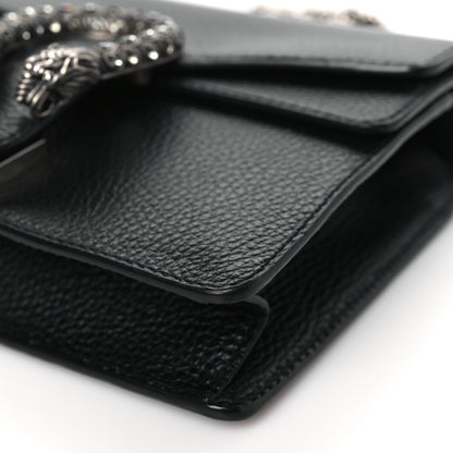 Gucci Calfskin Mini Dionysus Shoulder Bag Black 9 of 10