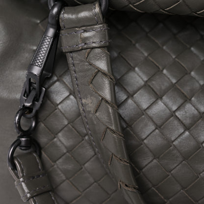 Bottega Veneta Calfskin Intrecciato Large Leggero Tote Kaki Fondente 40 of 43