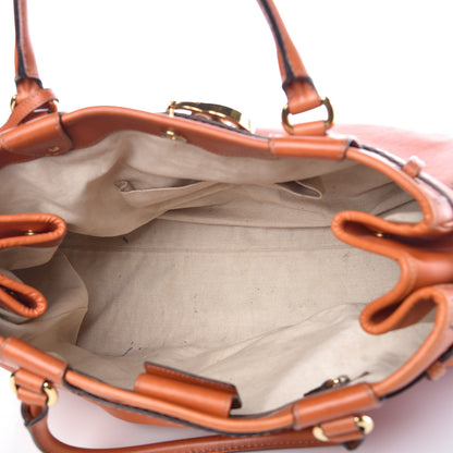 Gucci Calfskin Large GG Running Tote Orange 5 of 19