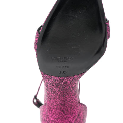 Saint Laurent Evora Amber 85 Astrap Sandals 36.5 Pink 8 of 11