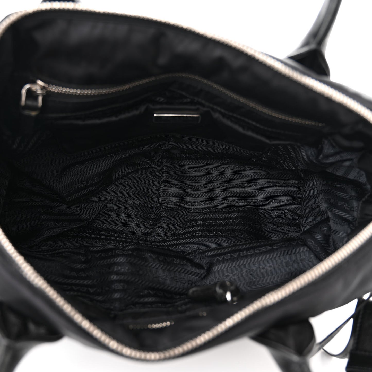 Tessuto Nylon Bomber Tote Black