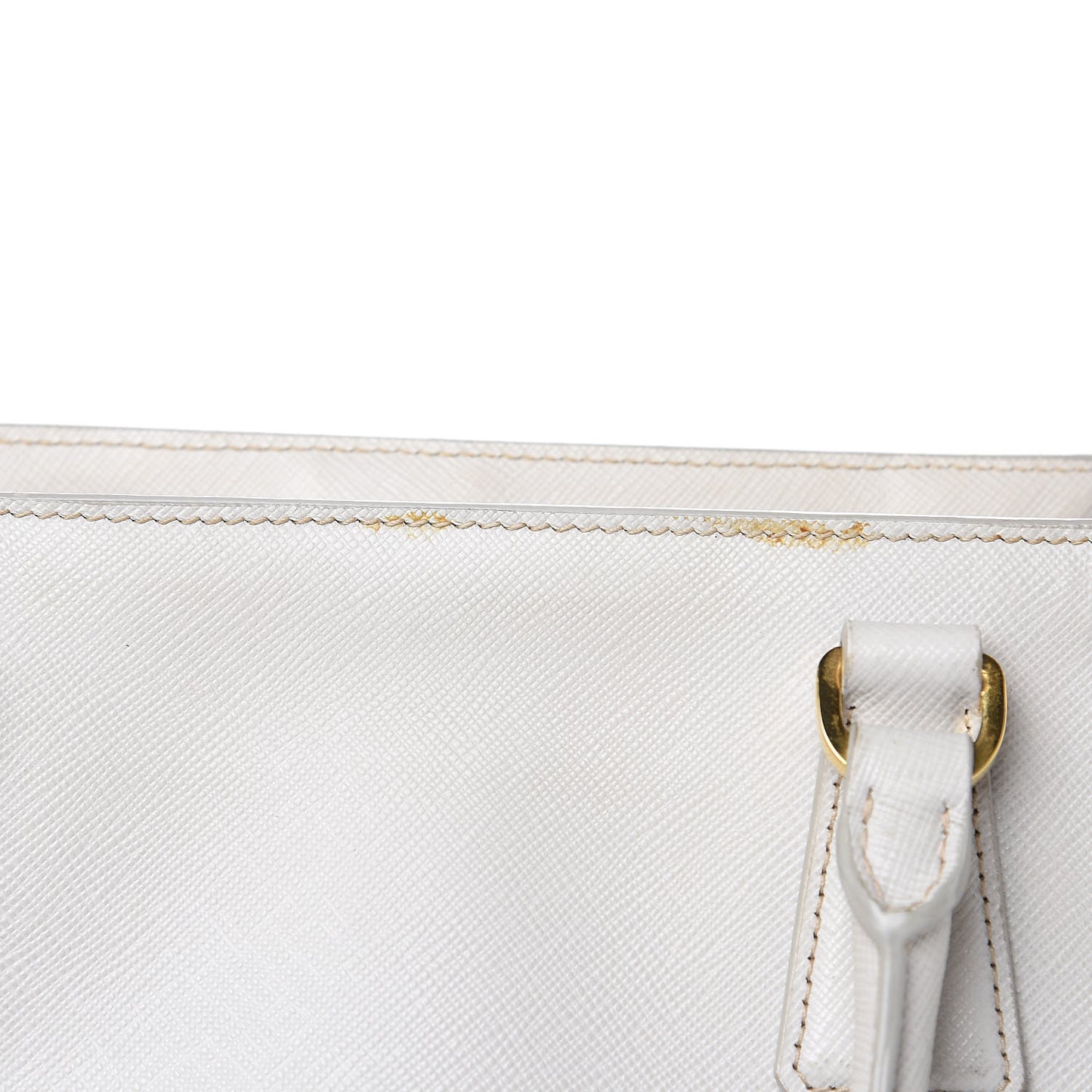 Saffiano Lux Medium Tote Talco
