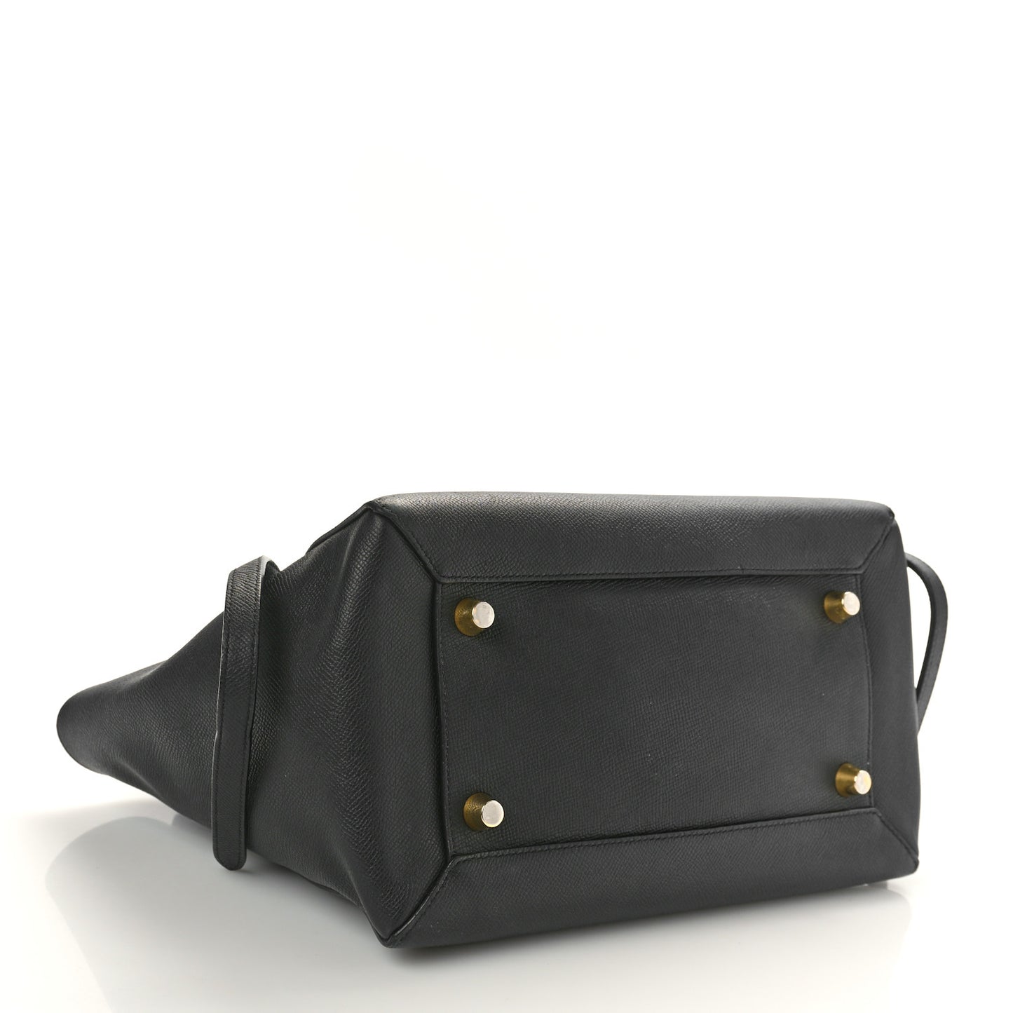 Grained Calfskin Mini Belt Bag Black