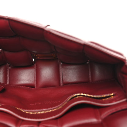 Bottega Veneta Nappa Maxi Intreccio Padded Cassette Crossbody Bag Dark Red 5 of 9