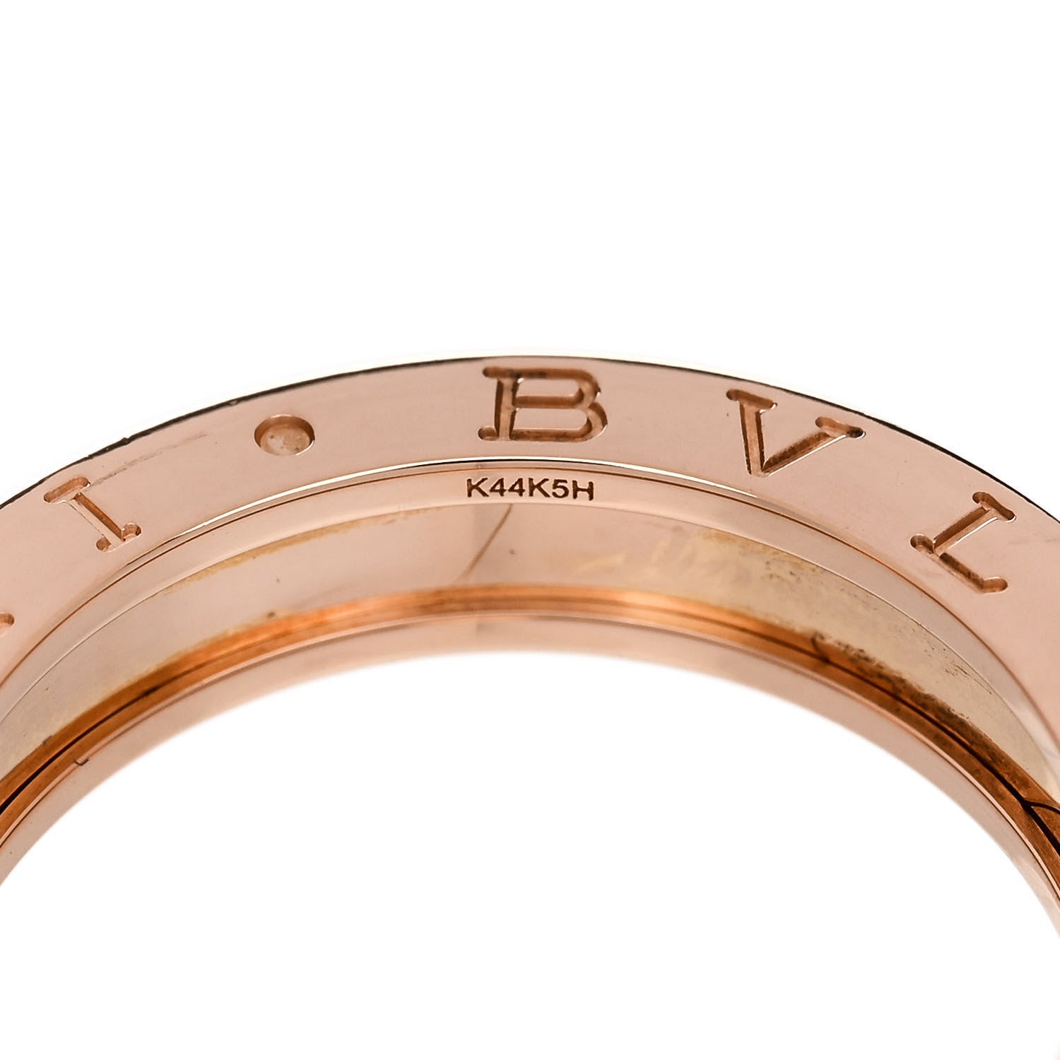 Bulgari 18K Rose Gold B.Zero1 One-Band Ring 57 8 6 of 7