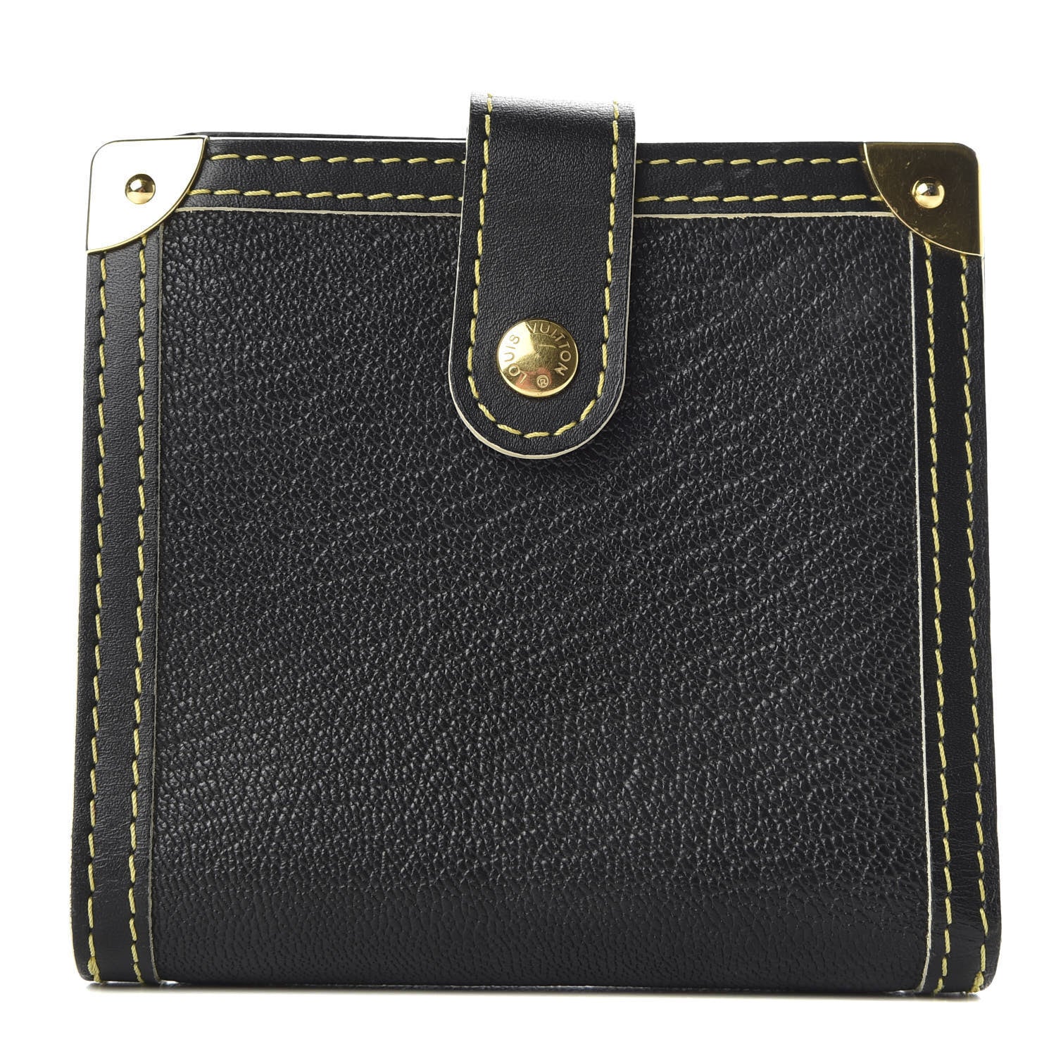 Louis Vuitton Suhali Compact Zipped Wallet Black 1 of 10