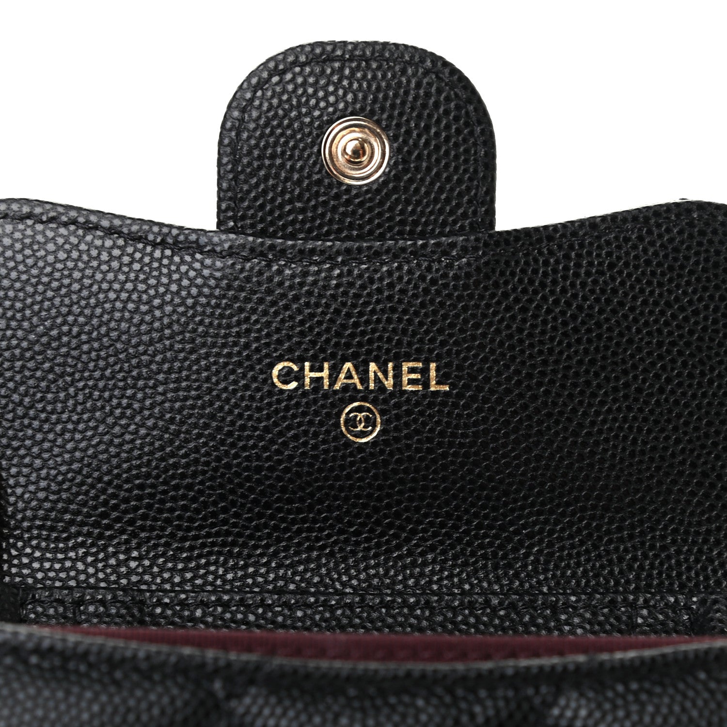 Chanel Caviar Quilted Flap Card Holder On Chain Black 6 of 8