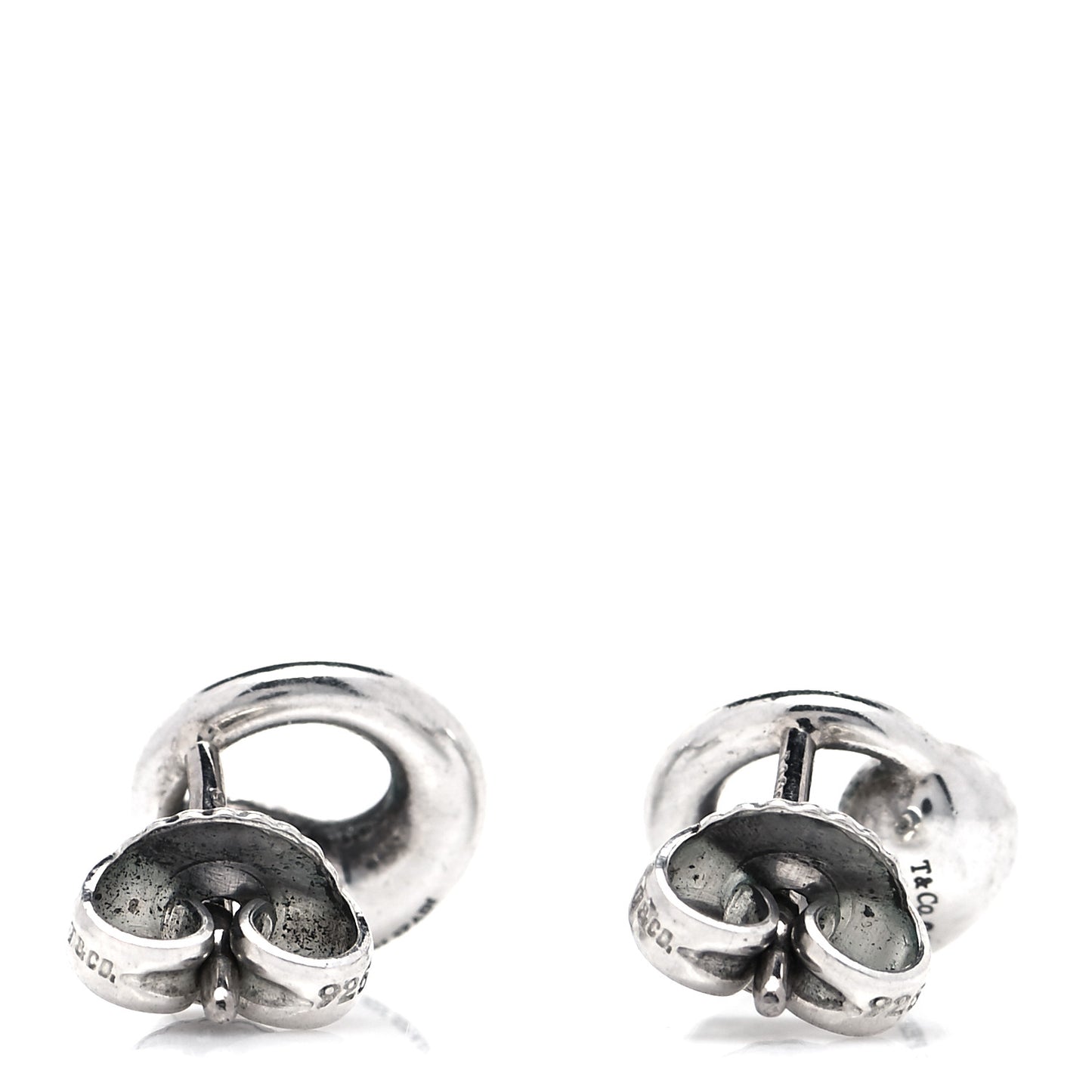 Sterling Silver 9mm Elsa Peretti Eternal Circle Earrings