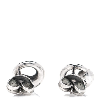Tiffany Sterling Silver 9mm Elsa Peretti Eternal Circle Earrings 3 of 5