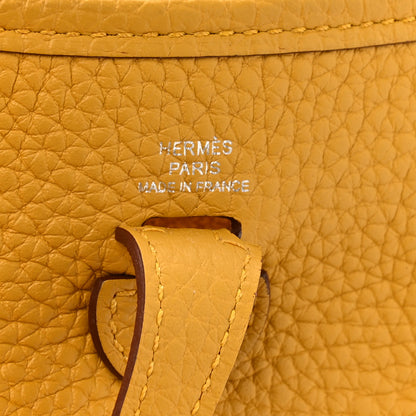 Hermes Taurillon Clemence Evelyne TPM Jaune Ambre 6 of 12