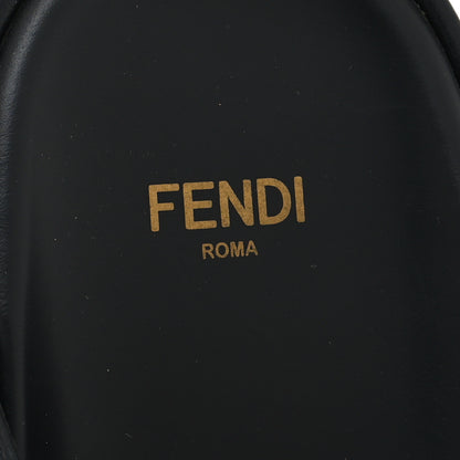 Fendi Vitello Womens Fendigraphy Slide Sandals 38.5 Black 8 of 10