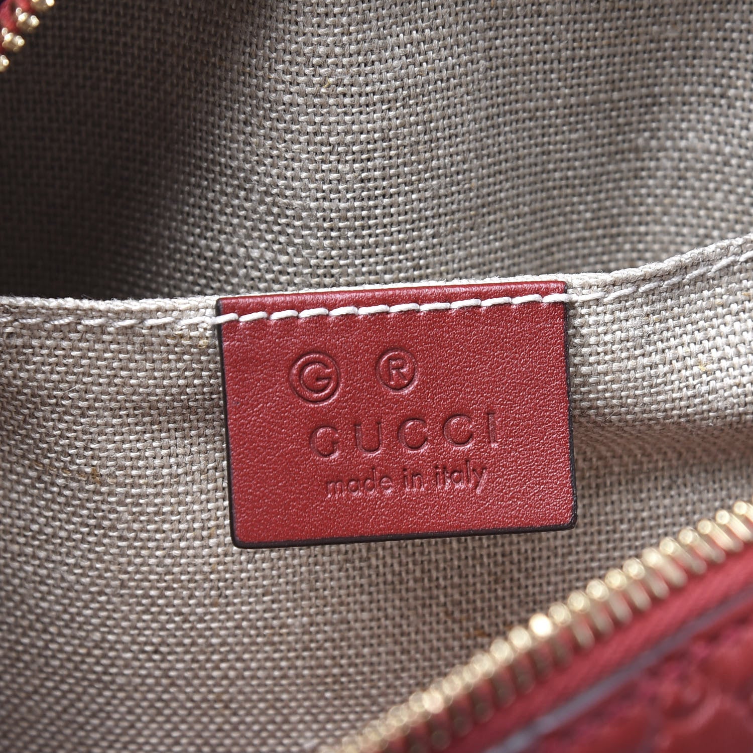 Gucci Microguccissima Mini Bree Messenger Bag Red 5 of 11