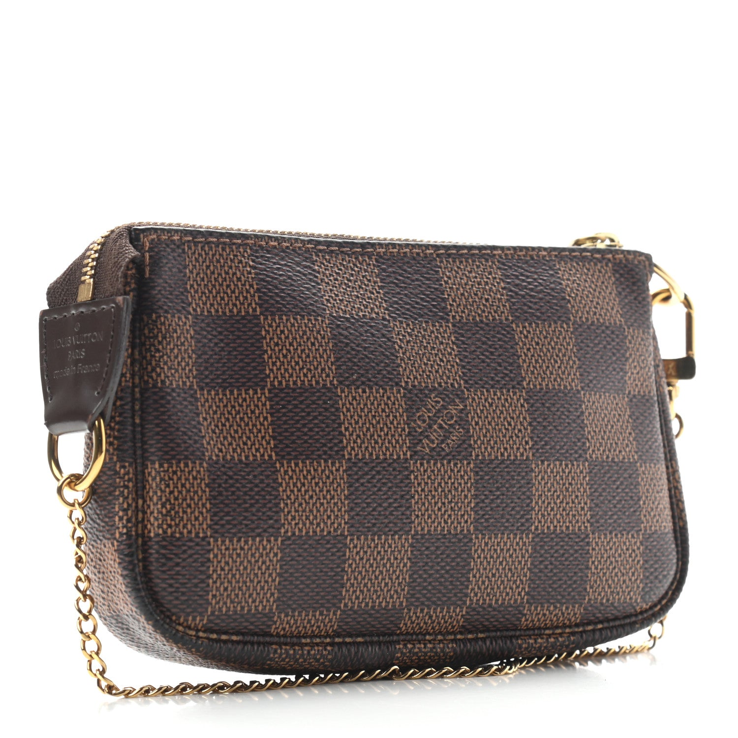 Louis Vuitton Damier Ebene Mini Pochette Accessories 2 of 9
