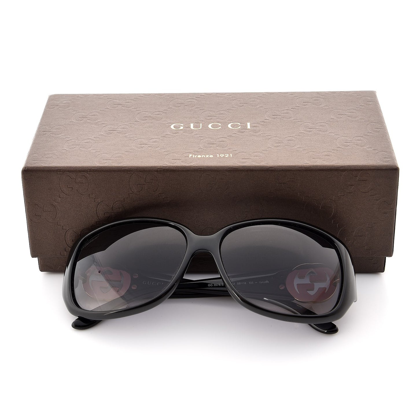 Acetate Crystal GG Sunglasses GG3578/S Black