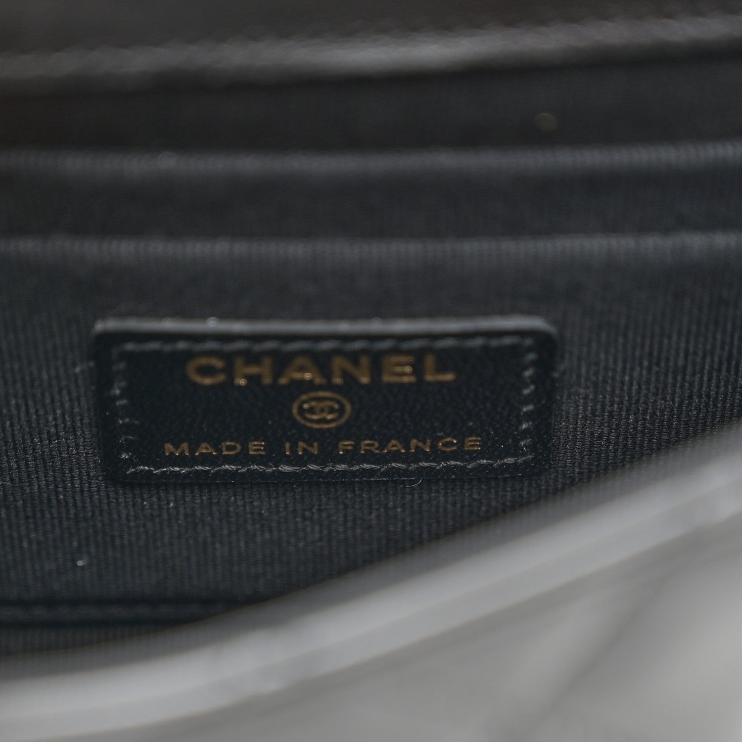 Chanel Lambskin Quilted Top Handle Flap Clutch With Chain Black 6 of 12