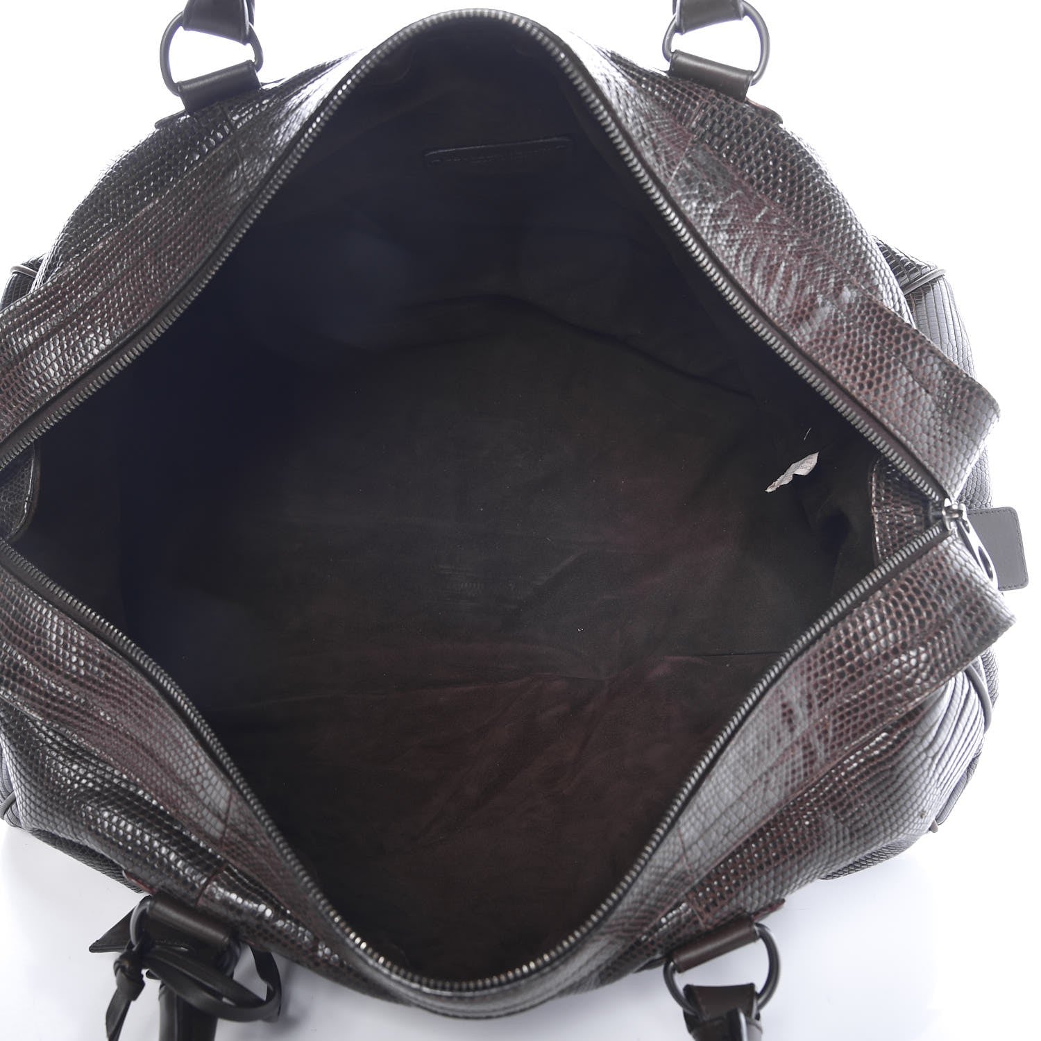 Bottega Veneta Lizard Weekender Ebano 5 of 13