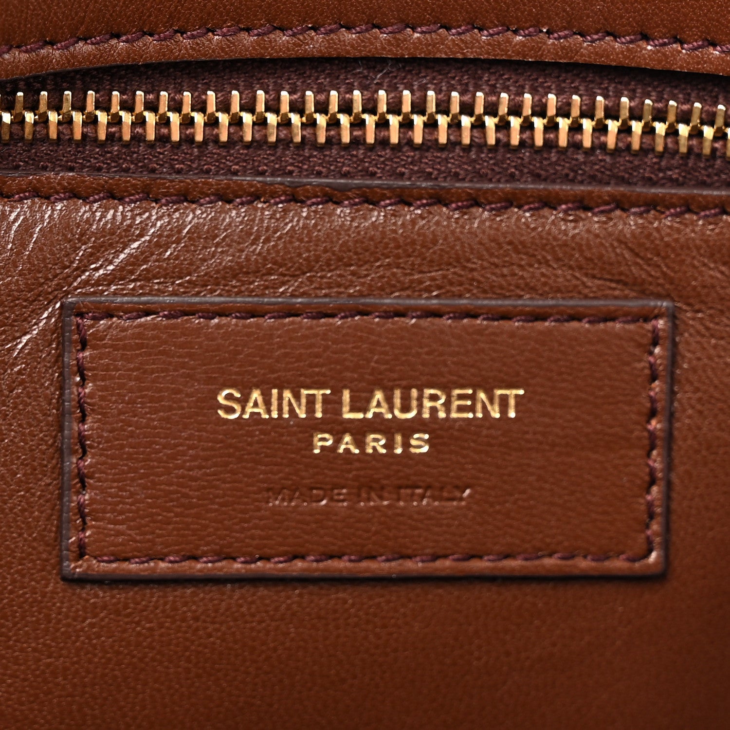 Saint Laurent Raffia Monogram Tassel Kate 99 Dark Nude 6 of 10