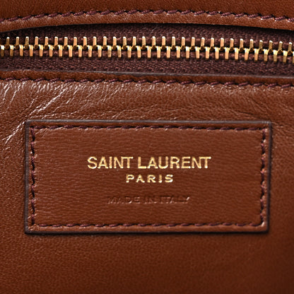 Saint Laurent Raffia Monogram Tassel Kate 99 Dark Nude 6 of 10