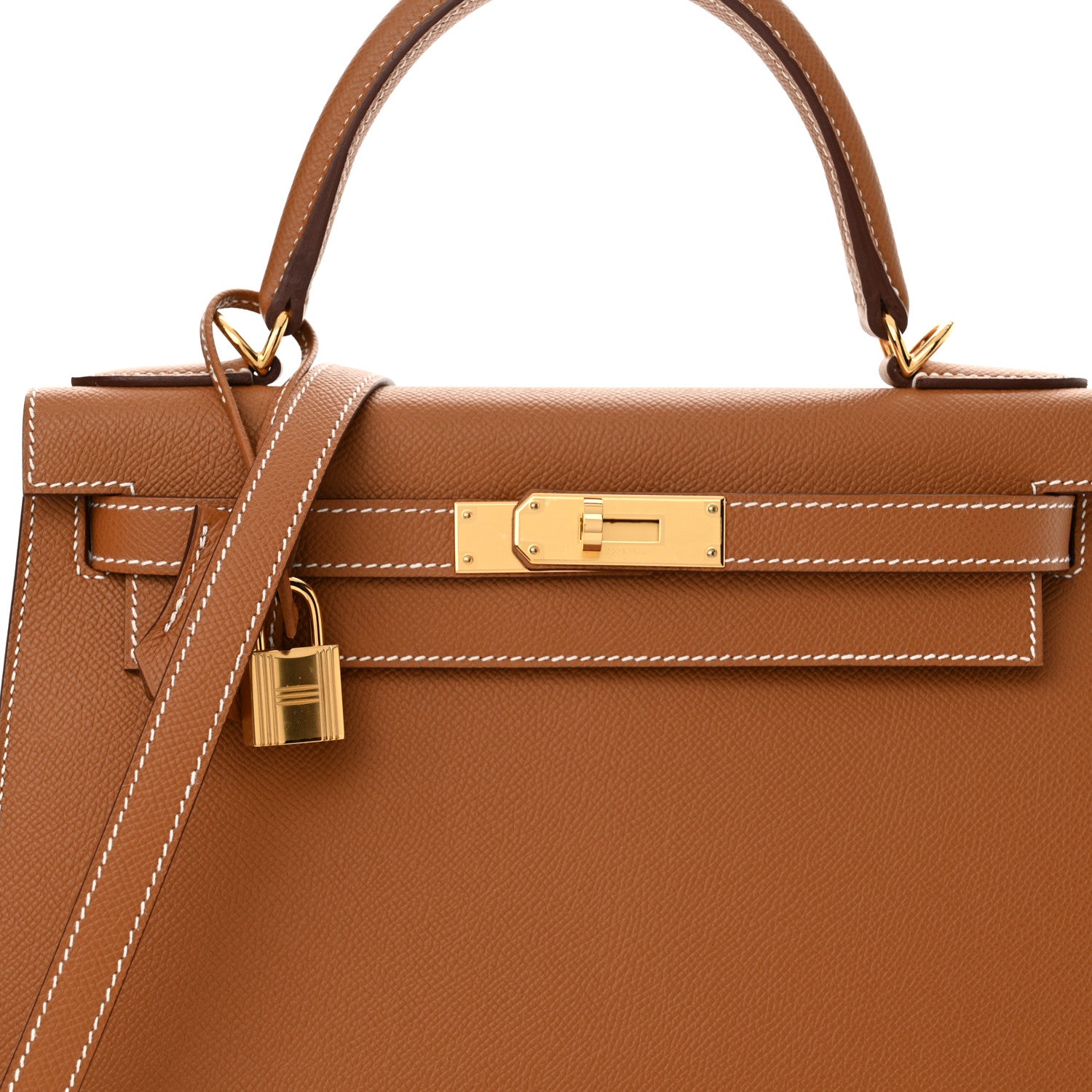 Hermes Epsom Kelly Sellier 28 Gold 9 of 13