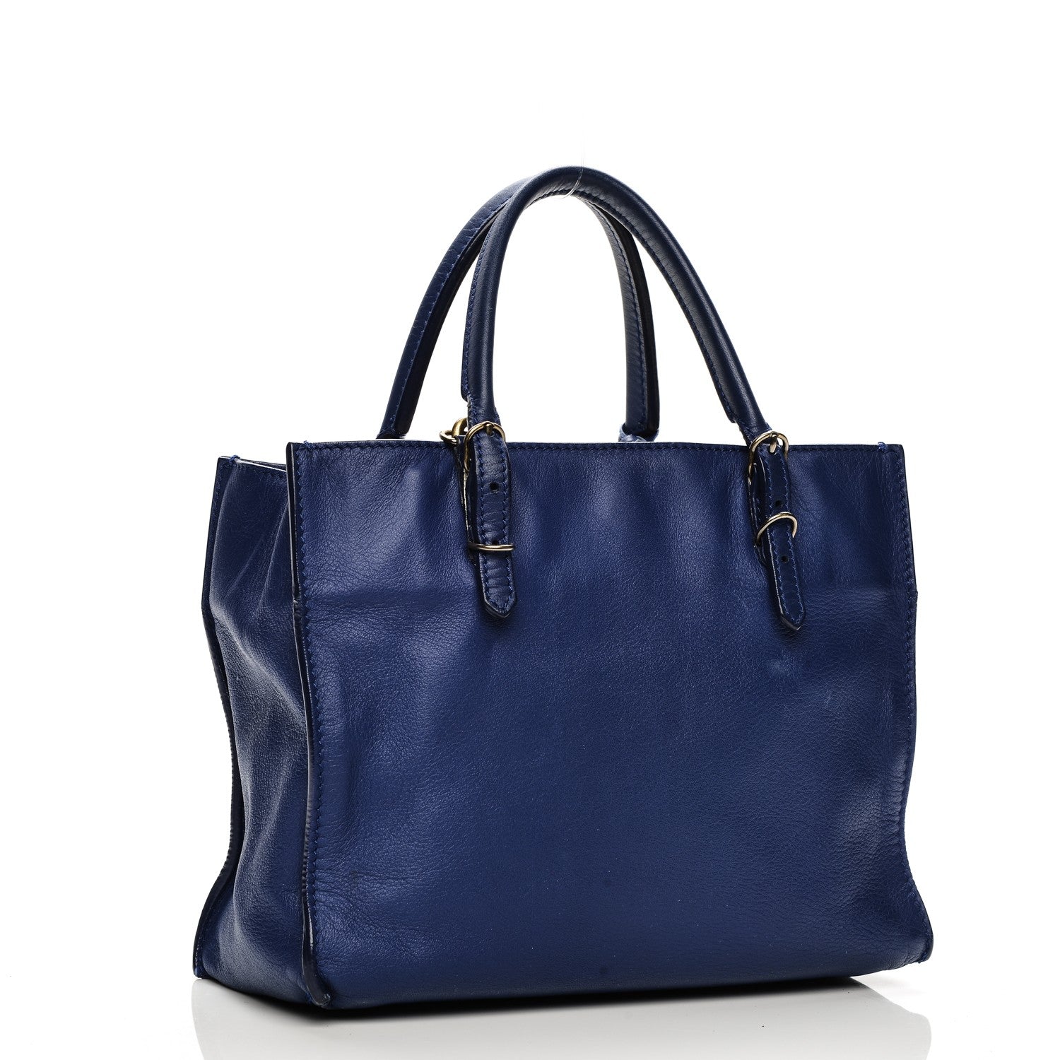 Balenciaga Calfskin Papier Mini A4 Tote Bleuette 3 of 8