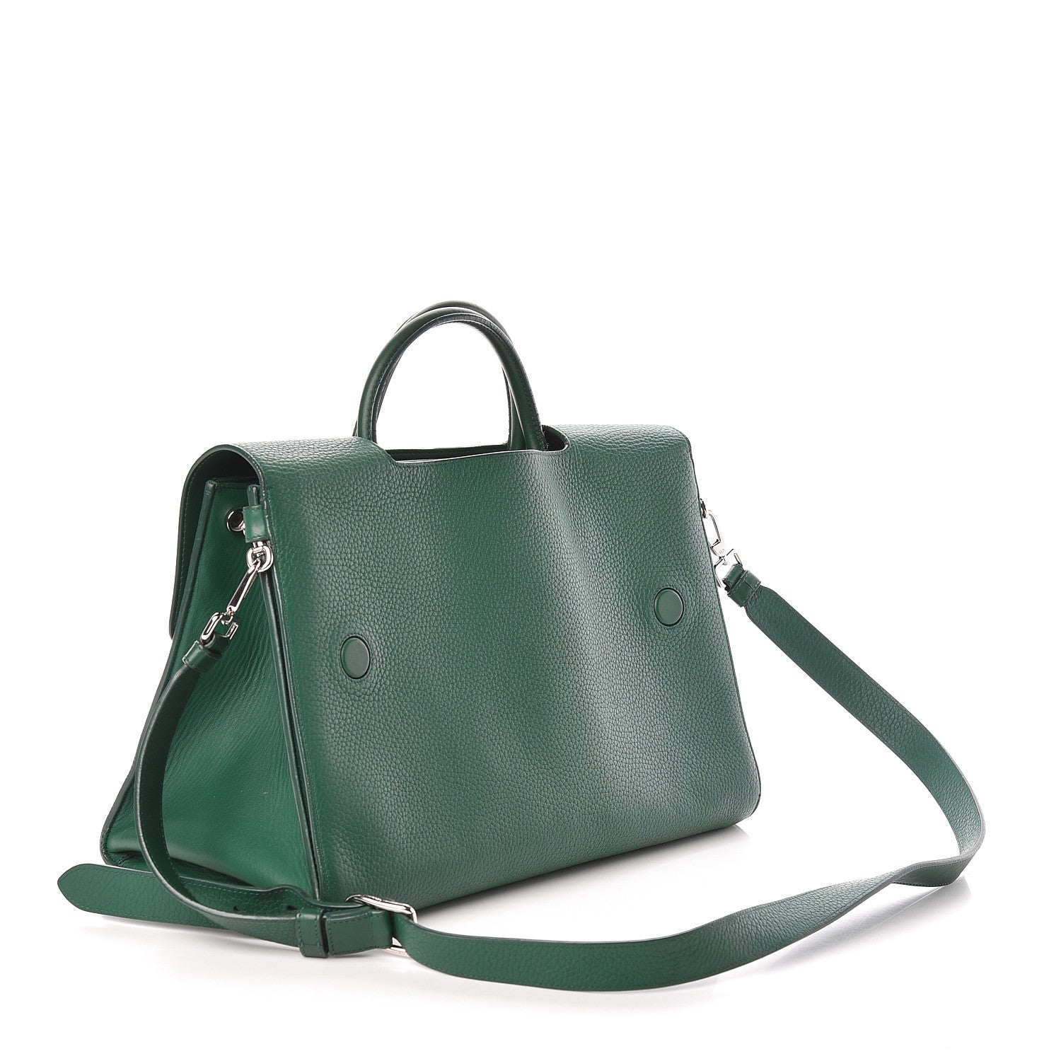 Christian Dior Bullcalf Large Diorever Flap Green 3 of 13