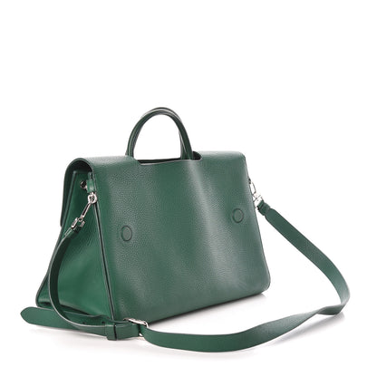 Christian Dior Bullcalf Large Diorever Flap Green 3 of 13