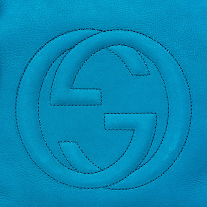Gucci Vitello Range Medium Soho Chain Shoulder Bag Deep Cobalt 14 of 14