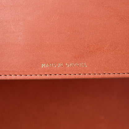 Mansur Gavriel Calfskin Small Shopping Tote Brandy 7 of 8