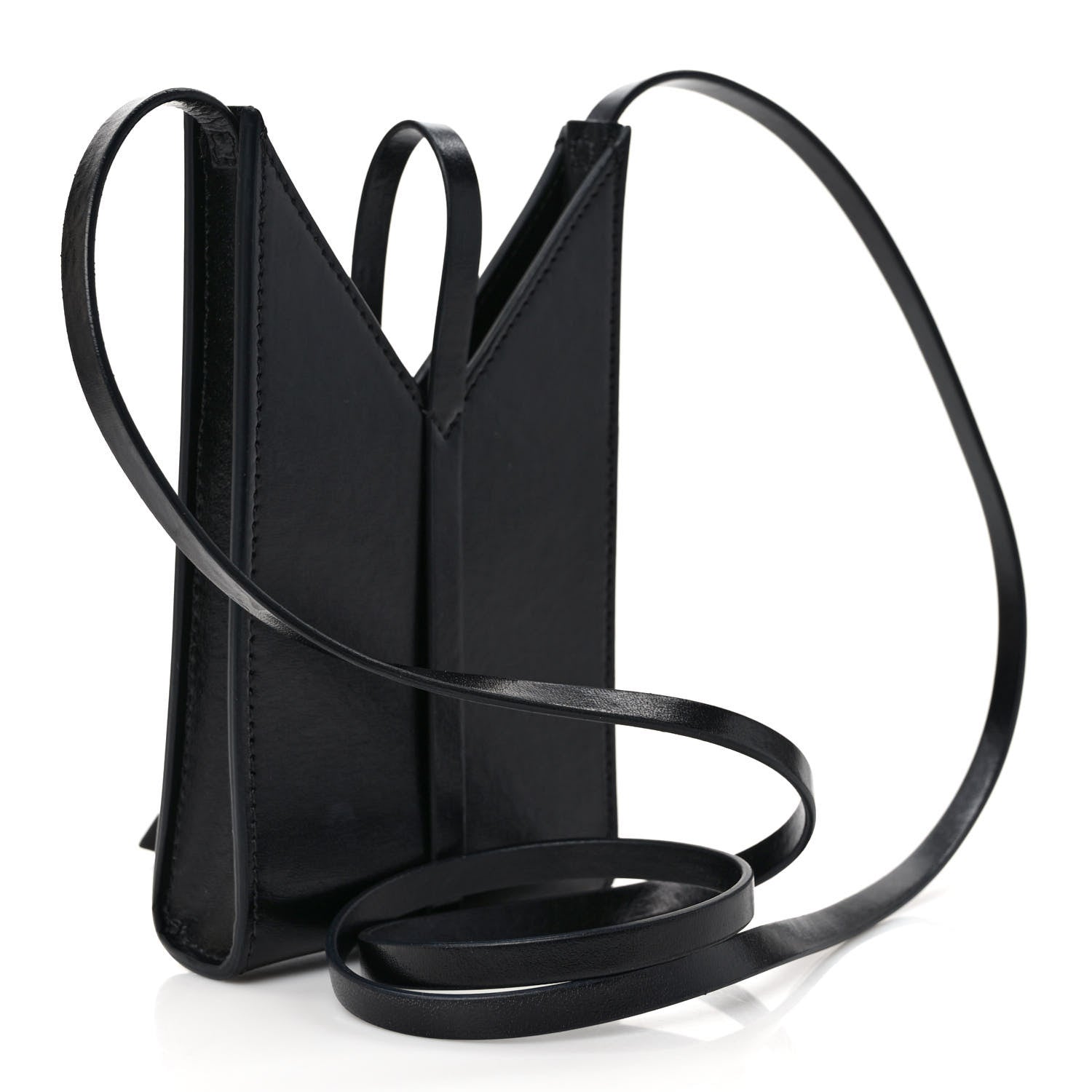 Givenchy Calfskin Mini Cut Out Phone Crossbody Pouch Black 3 of 8