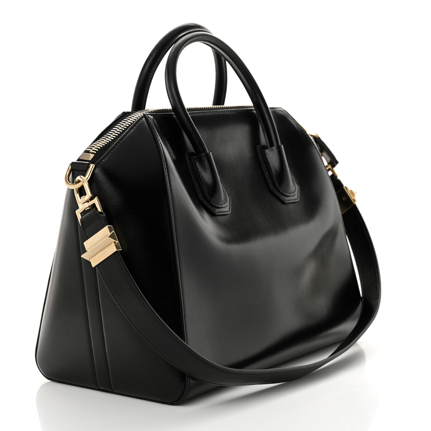 Givenchy Shiny Lord Calfskin Medium Antigona Black 3 of 14