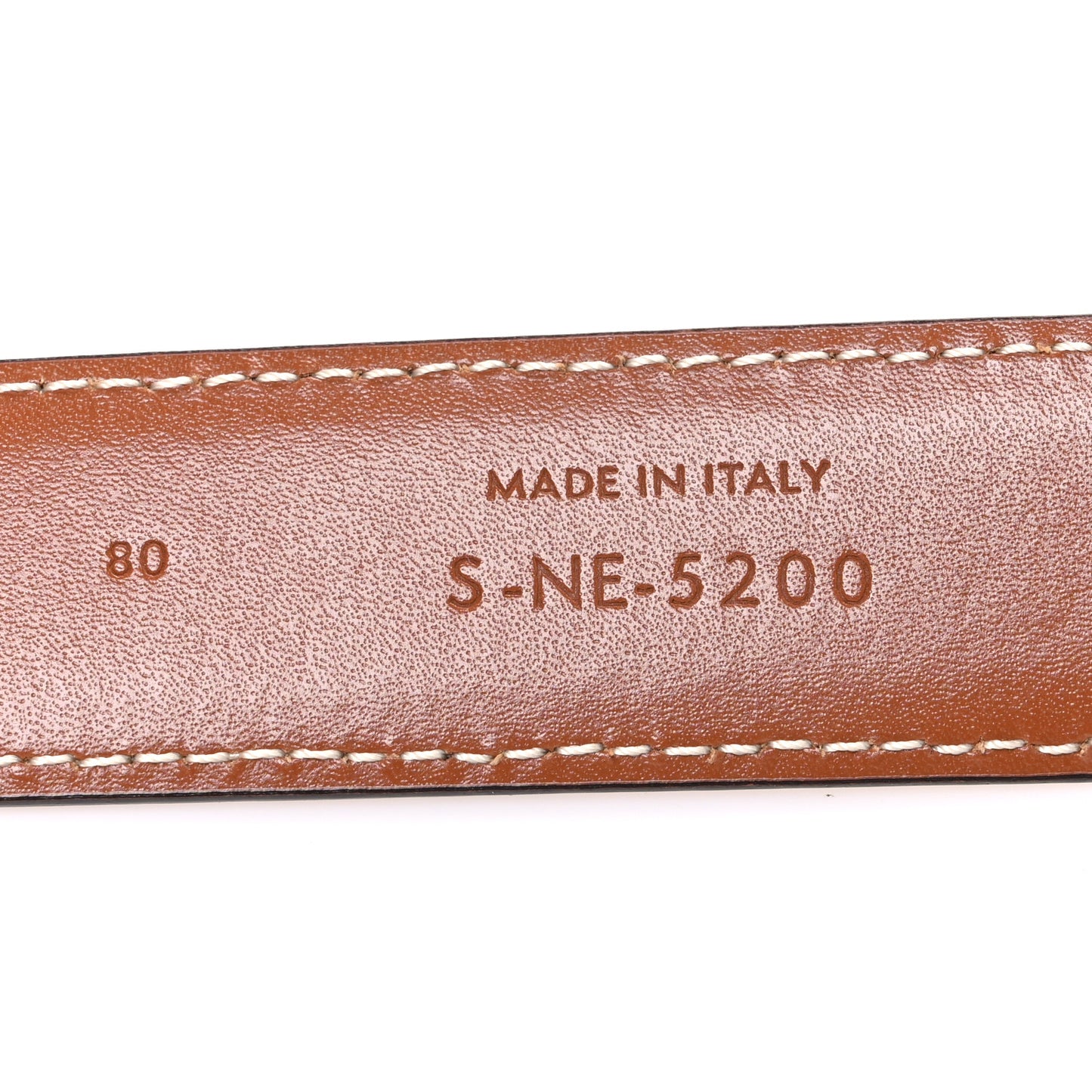 Box Calfskin Small 18mm Triomphe Belt 80 32 Tan