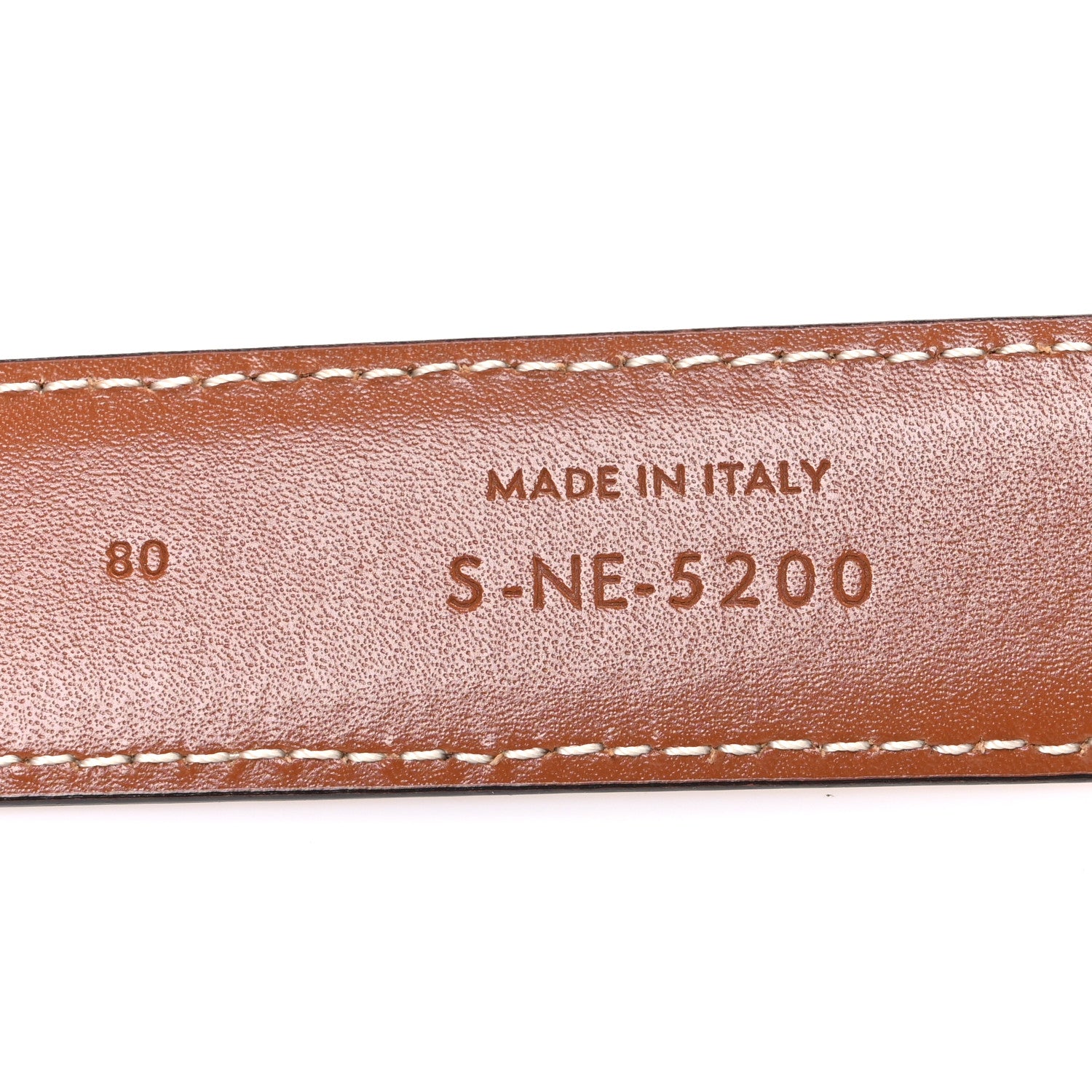Celine Box Calfskin Small 18mm Triomphe Belt 80 32 Tan 6 of 6